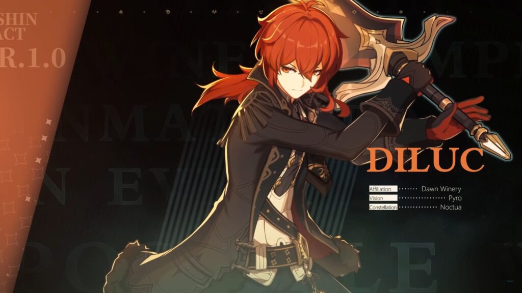 diluc - genshin impact